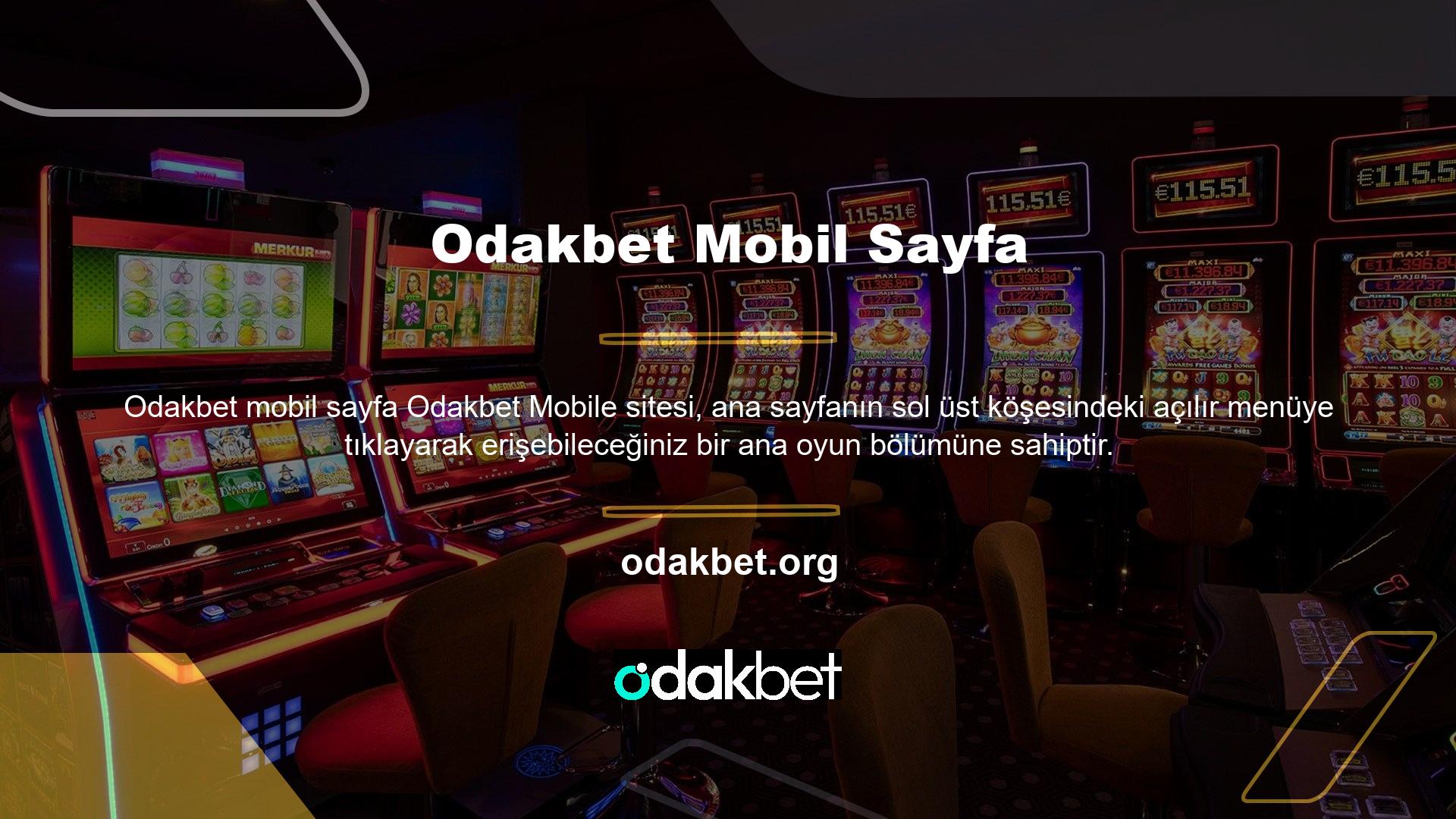 Odakbet Mobile ana sayfasının sağ üst köşesinde bir arama seçeneği bulabilirsiniz